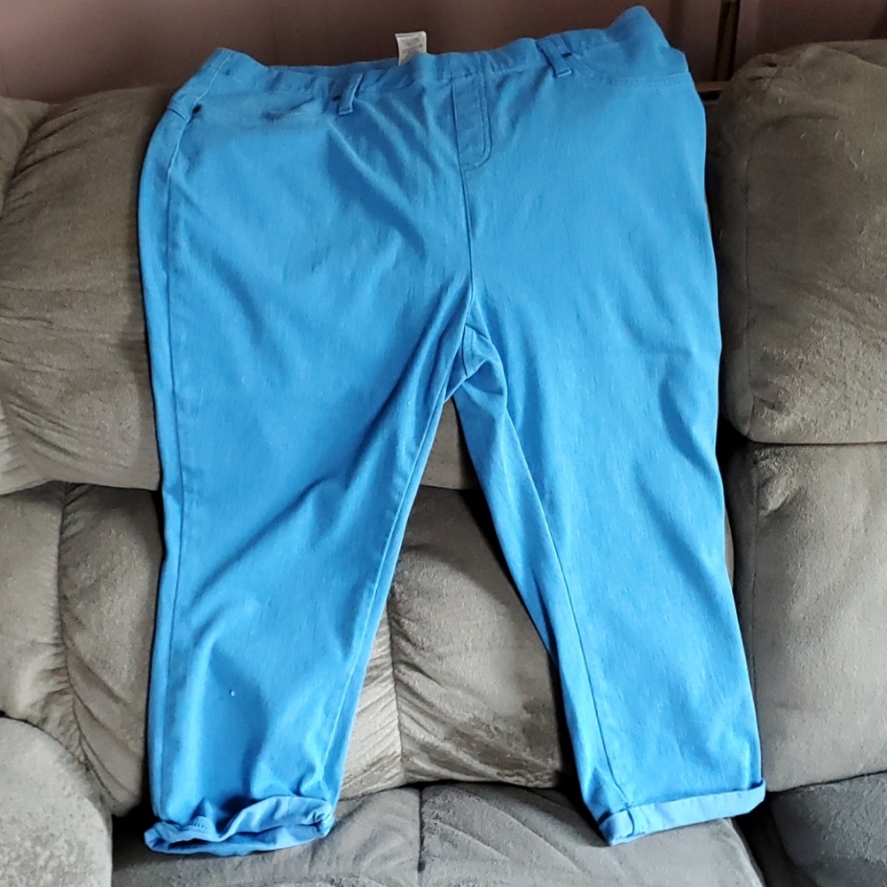 Plus jegging capri